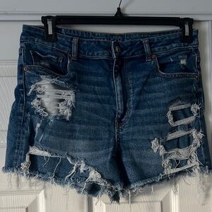 American Eagle Distressed Denim Shorts